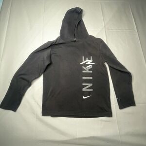 Nike 3 Brand Hoodie Medium Black‎ Hooded Sweatshirt Pre-Owned Good Condition
